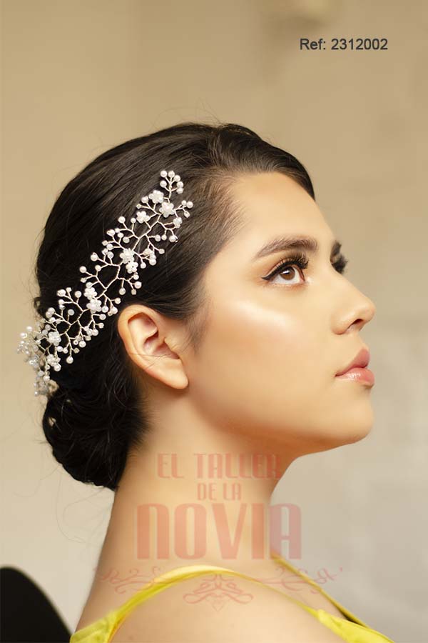 Tocado de novia 29 x 4 cm