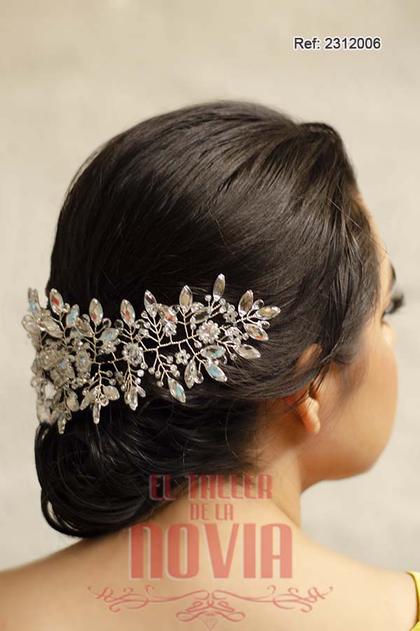 Tocado de novia 27 x 8 cm - Imagen 2