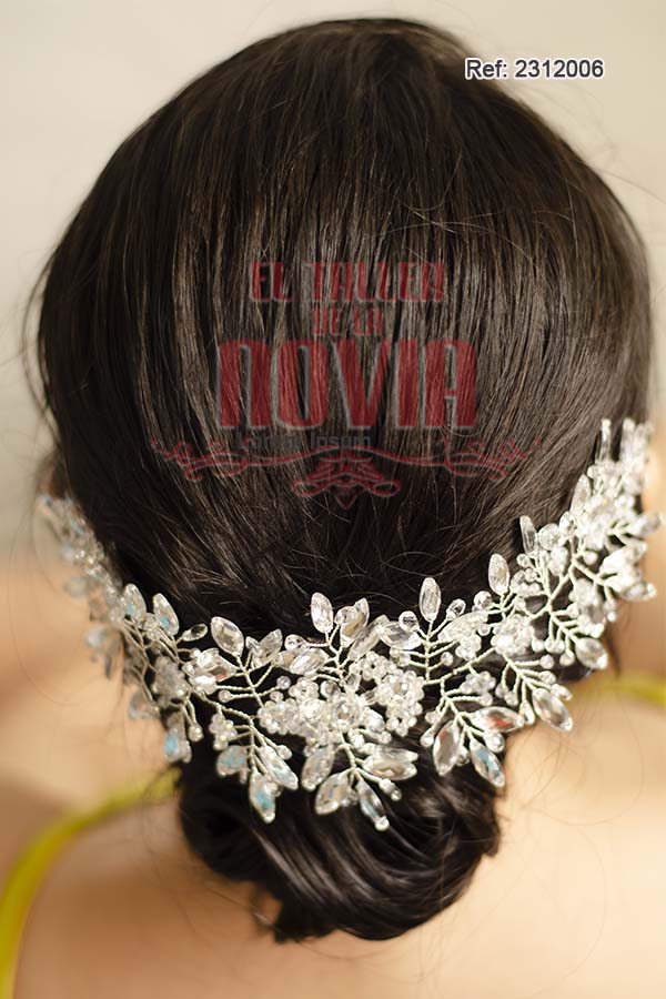 Tocado de novia 27 x 8 cm - Imagen 3