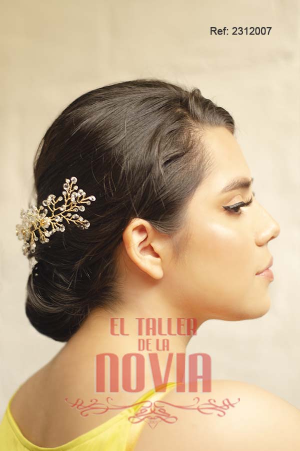 Tocado de novia 24 x 4 cm - Imagen 2