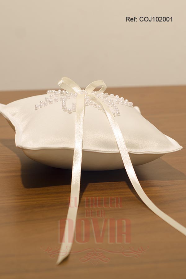 Cojín de argollas marfil Ref COJ102001 - Imagen 2