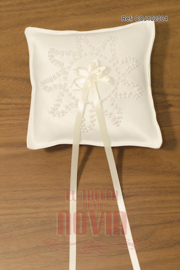 Cojín de argollas marfil Ref COJ102004 - Imagen 2