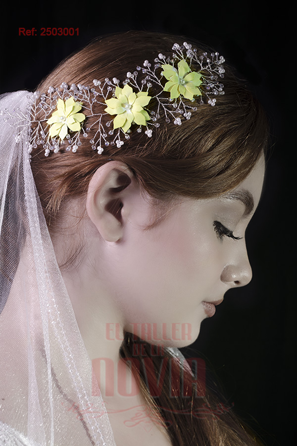 Tocado de novia - 15 años 22 X 6 cm