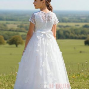 Vestido primera comunión mariposas