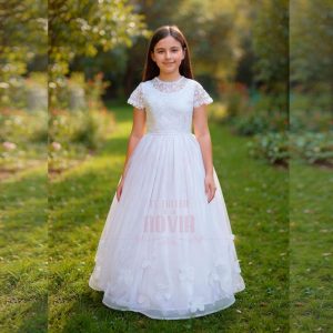 Vestido primera comunión mariposas